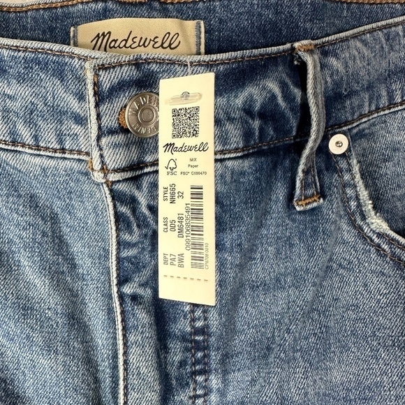 Madewell The Momjean in Basley Wash SZ 32 NEW NWT - Picture 3 of 9